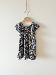 Zara Blue Floral Dress • 4-5 years