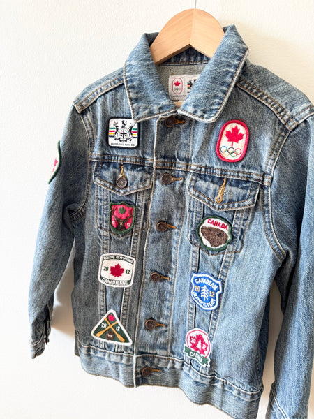 HBC Denim Jacket with Patches • 5 years