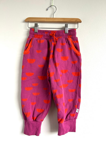 Merle Kids Purple and Orange Sweatpants • 3-5 years