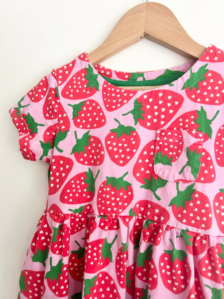 Mini Boden Strawberry Dress • delete