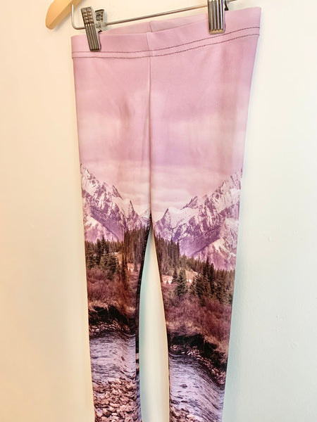 Back to Nature Landscape Leggings • 6-7 years