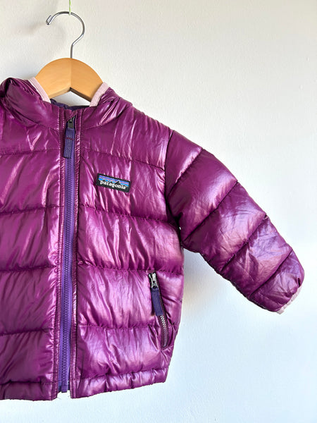 Patagonia Purple High-Loft Down Parka • 12-18 months