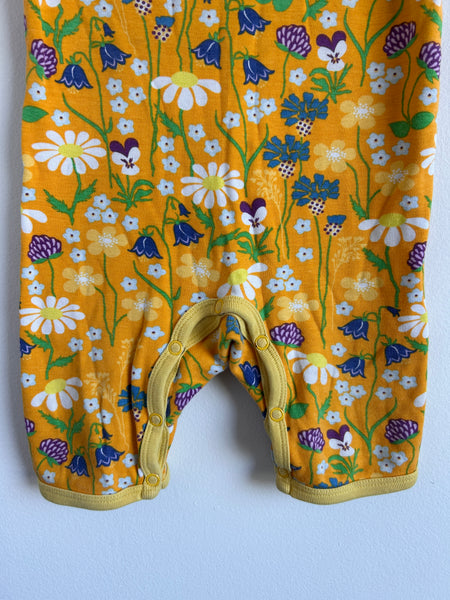 Duns Yellow Floral Shorty Romper • 1-2 years (86cm)