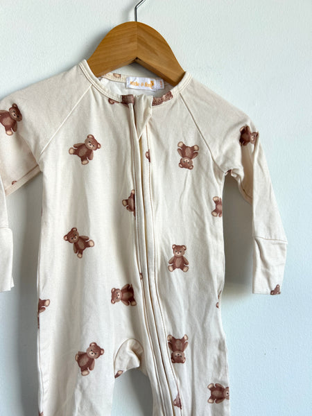 Little and Fern Teddy Bear Romper • 3-6+ months