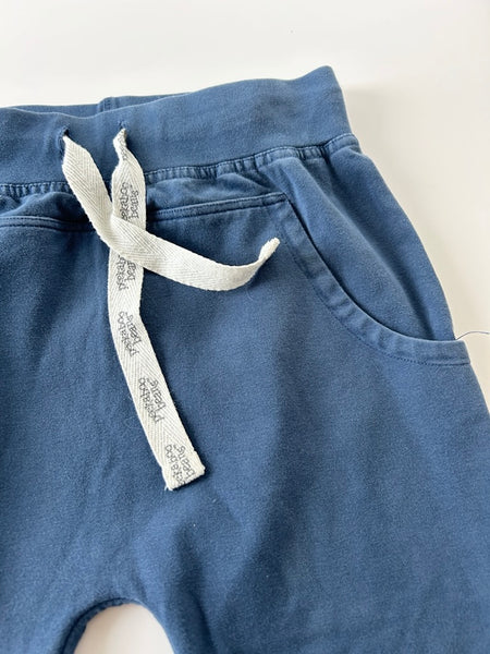 PK Beans Blue Drawstring Pocket Shorts • 6-7 years *