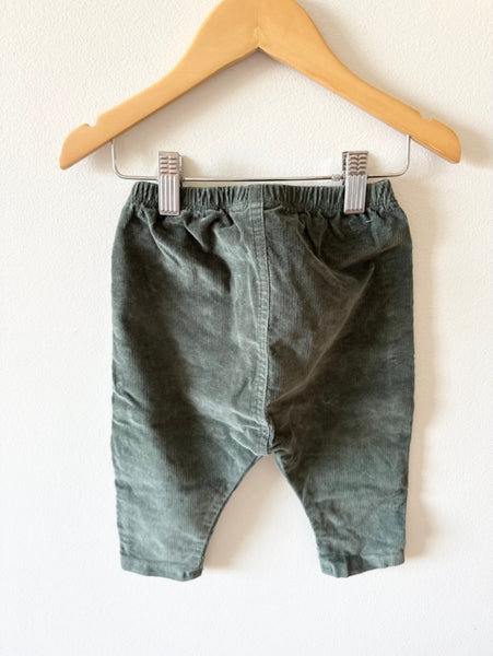 Bonds Green Corduroy Pants • 6-12 months