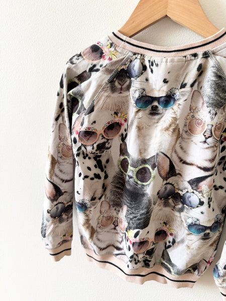 Molo Animals in Sunglasses Long sleeve Top • 6 years