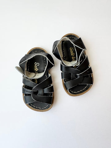 Saltwater Sandals Black • 4c