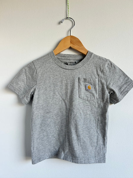 Carhartt Grey Cotton Pocket T-Shirt • 4 years