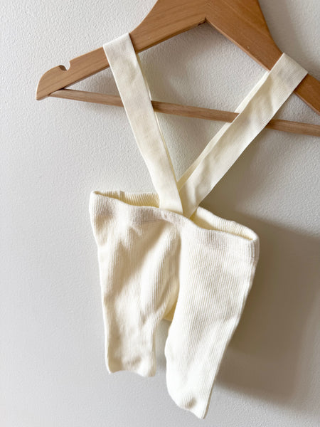 Funny Lazybones Stretchy Suspender Shorts • 2-3 years