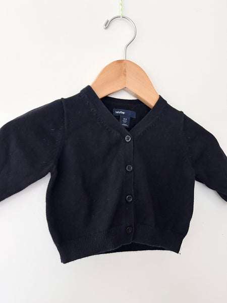 Gap Tiny Navy Cardigan • 0-3 months *