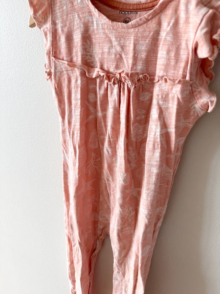 Noppies Pink Tank Cotton Romper • 12-18 months