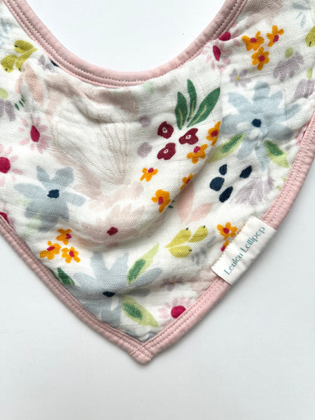 LouLou Lollipop Floral Bib