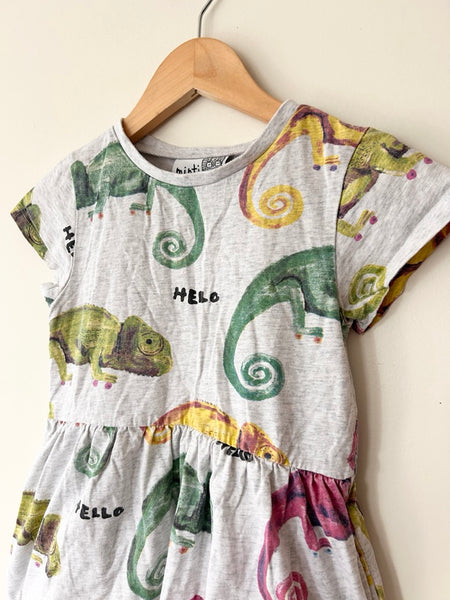 Minti Iguanas T-Shirt Dress • 3-4 years *