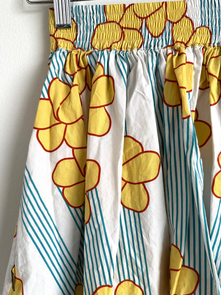 Cooiii Yellow Floral Skirt • 7-9 years (130cm)