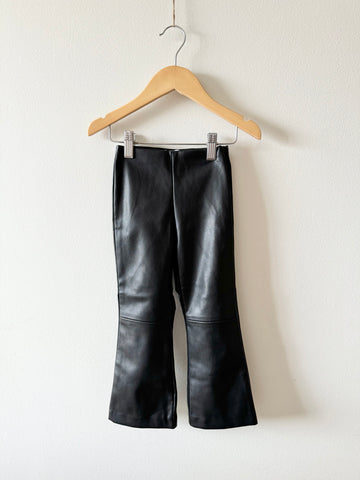 NEW Zara Pleather Pants • 3-4 years