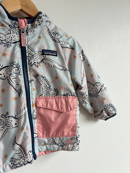 Patagonia Owl Reversible Puffball Blue and Pink • 2 years