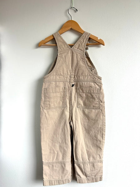 Vintage Gymboree "G" Khaki Overalls • 2-4 years