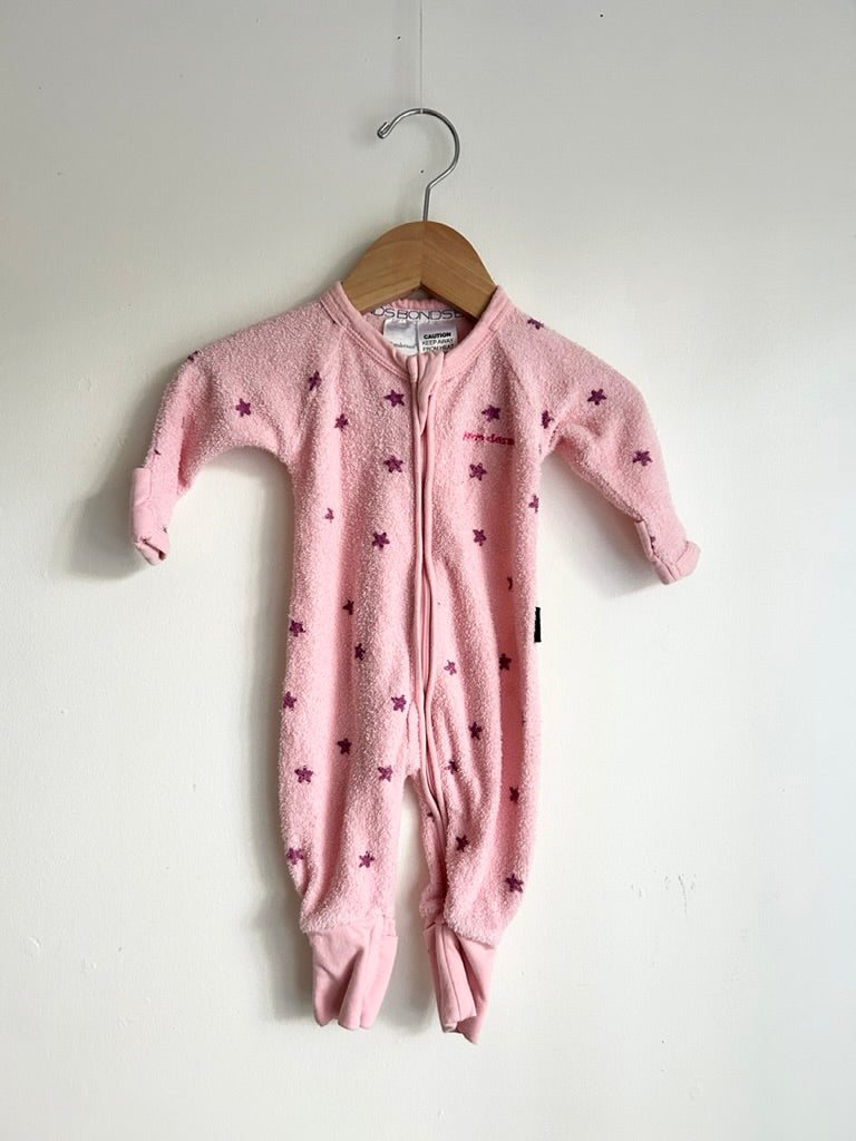 Bonds Fuzzy Pink Wondersuit • Newborn