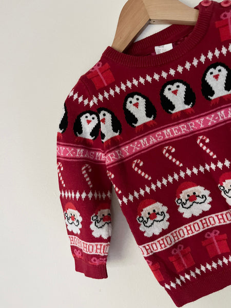 H&M Penguin Sweater • 6-12 months