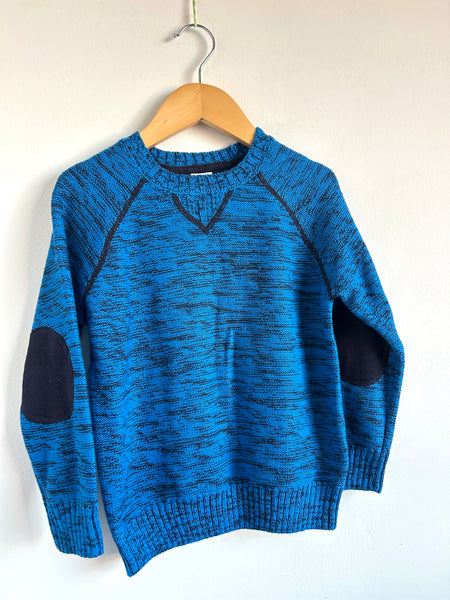 NEW Gymboree Cotton Blue and Black Sweater • 4-5 years