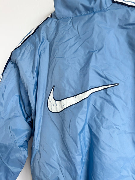 Vintage Y2K Nike Swoosh Lined Windbreaker Jacket • 7-9 years