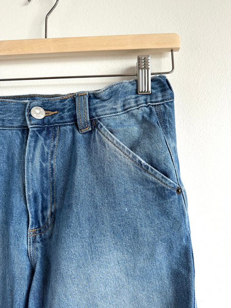 Zara Wide Leg Denim Pants • 9-10 years