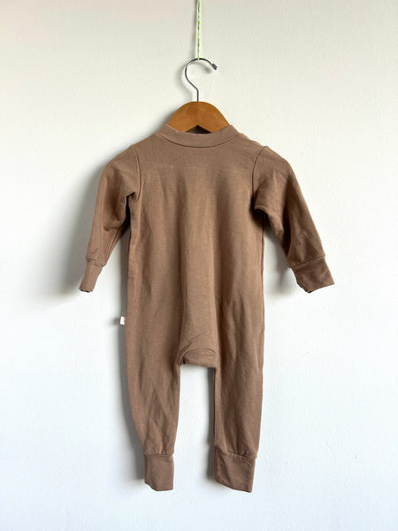 Jax and Lennon Light Brown Button Lounge Suit • 0-6 months