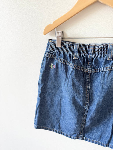 Vintage OshKosh Denim Patchwork Skirt • 6-8 years
