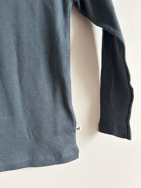 Bonpoint Blue Cotton Turtleneck • 4 years