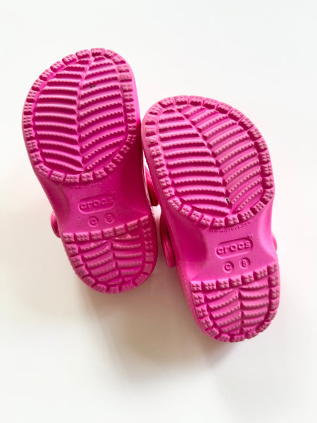 NEW Crocs Hot Pink + Patent • 8c