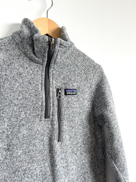 Patagonia Grey Better Sweater 1/4 Zip • 7-8 years