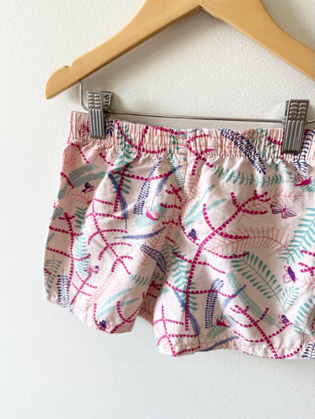 Patagonia Floral Baggies Pink Shorts • 3-4 years