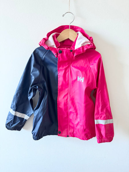 Helly Hansen Pink and Blue Rainjacket • 4 years