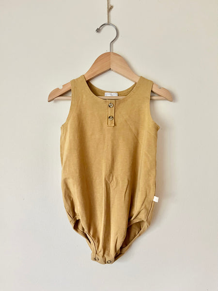 Jax and Lennon Yellow Bubble Romper • 18-24 months