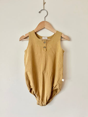 Jax and Lennon Yellow Bubble Romper • 18-24 months