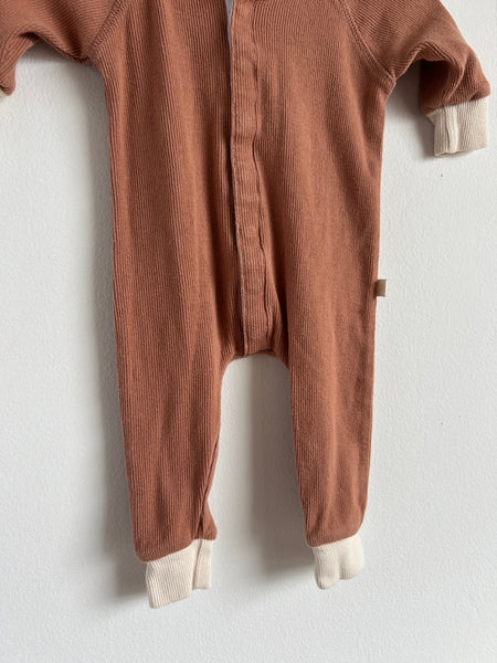Jax and Lennon Ribbed Romper • Newborn