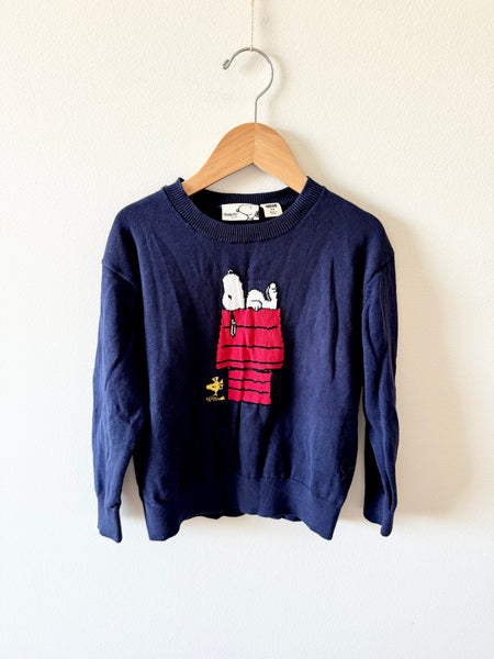 Uniqlo x Peanuts Snoopy & Woodstock Knit Sweater • 3-4 years