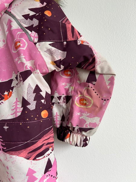 Reima Toddler Waterproof Snowsuit with Furry Hood • 1-2 years (86cm)