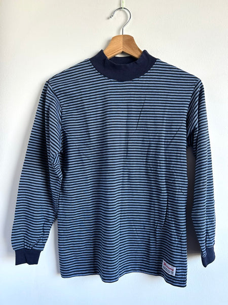 Vintage Mercury Striped Cotton Turtleneck • 8-10 years (XL)