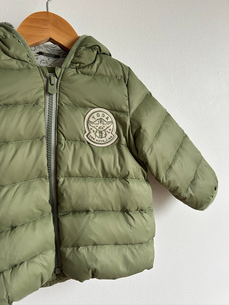 NEW Gap x Disney Yoda Down Hooded Jacket • 18-24 months