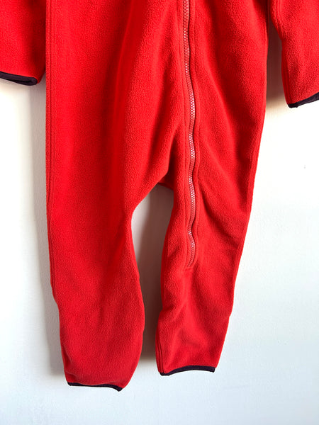 MEC Red and Purple Fleecey Bunting Suit • 2-3 years