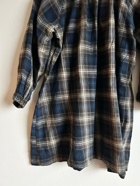 Mi and Bear Blue Plaid Dress • 5-7 years