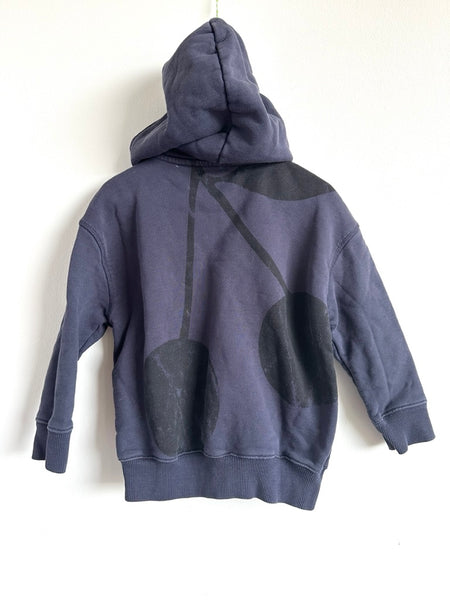 Bonpoint Zip Up Navy Hoodie • 3-4 years (104cm)