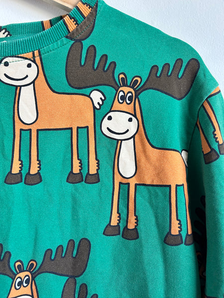Kukukid  Boxy Moose Long Sleeve Top • 10-12 years (146-152cm)