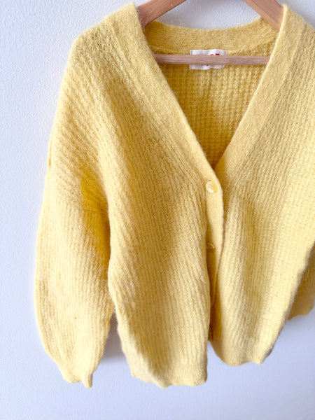 Maan Yellow Cardigan • 7-9 years