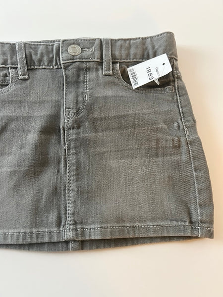 NEW Gap Grey Denim Skirt • 5 years *