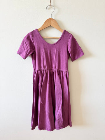 Alice and Ames Purple Short Sleeve Dress • 7-8 years