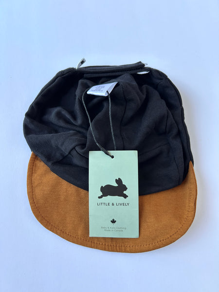 NEW Little and Lively Soft Black and Gold Baseball Cap • 2-4 years (child)