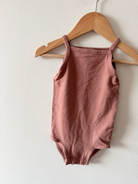 Jax and Lennon Spaghetti Strap Tank Onesie • 6-12 months